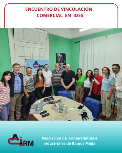 encuentro de vinculación comercial en  ides ramos mejía