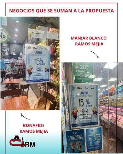 seguimos sumando beneficios para nuestros jubilados en ramos mejía